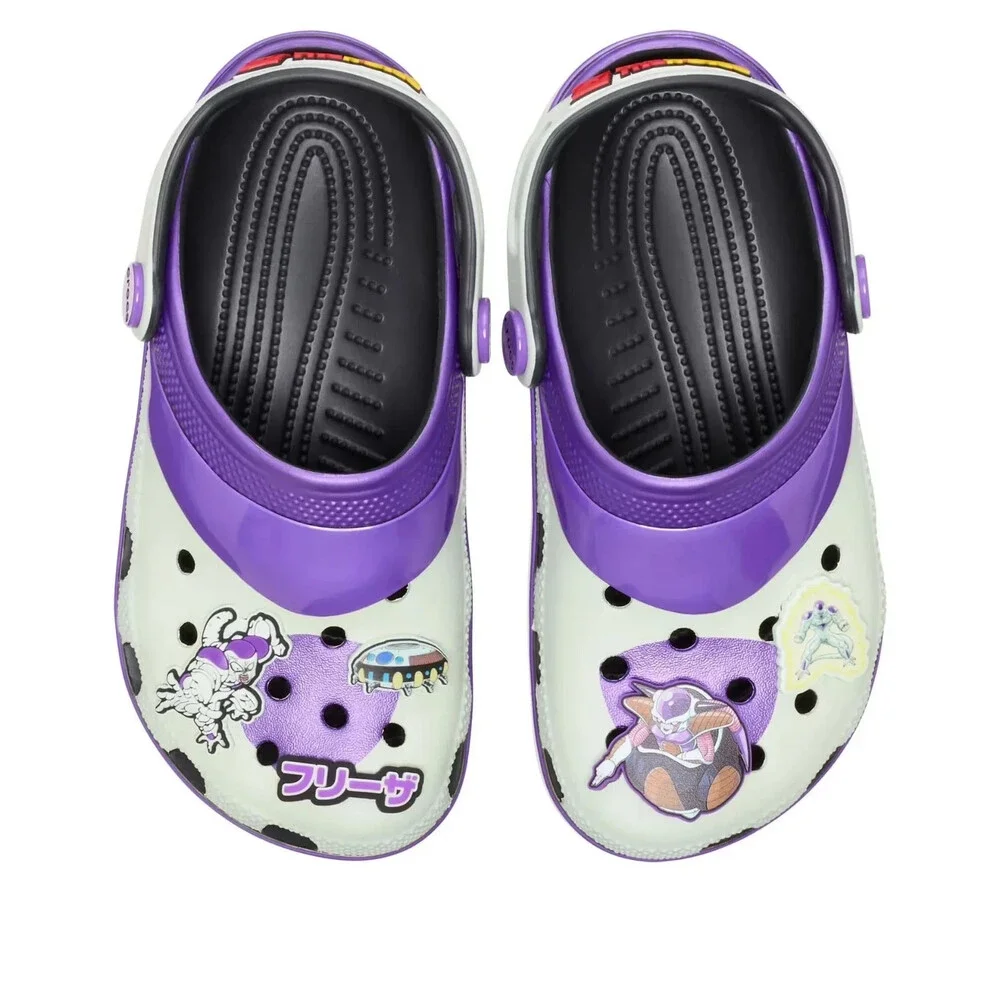 Crocs Classic 211202-90H Clogs Men's US 12 Green Purple Comfort Shoes JAX2146